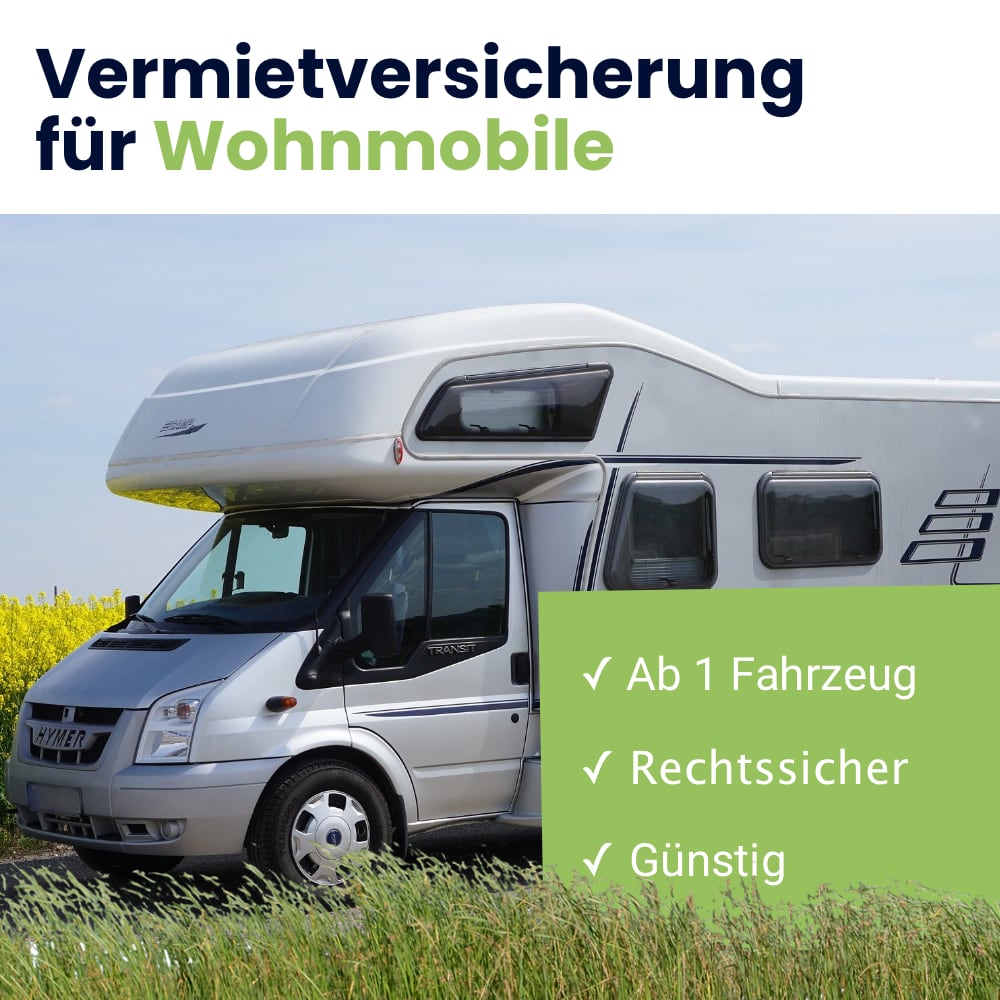 Flottenversicherung Wohnmobil Vermietfahrzeug versichern